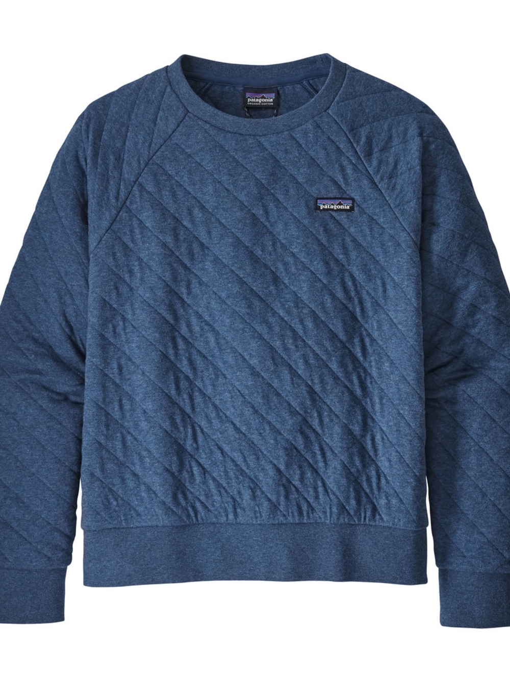 Patagonia Quilted Crewneck Sweatshirt in Navy Blue